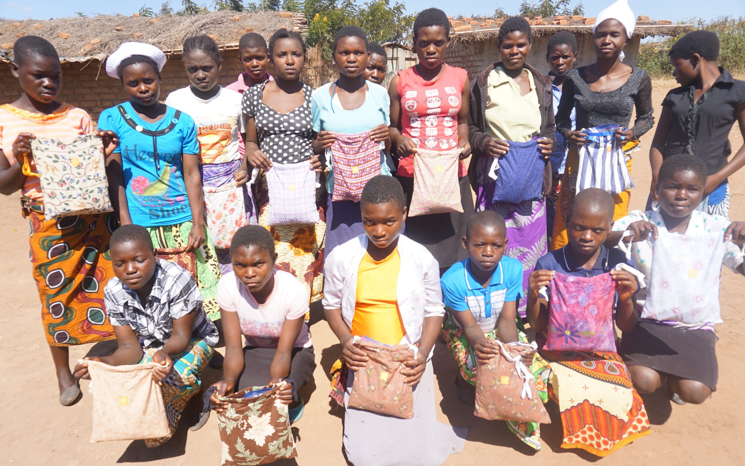 Children and community members supported by Fountain of Hope Africa