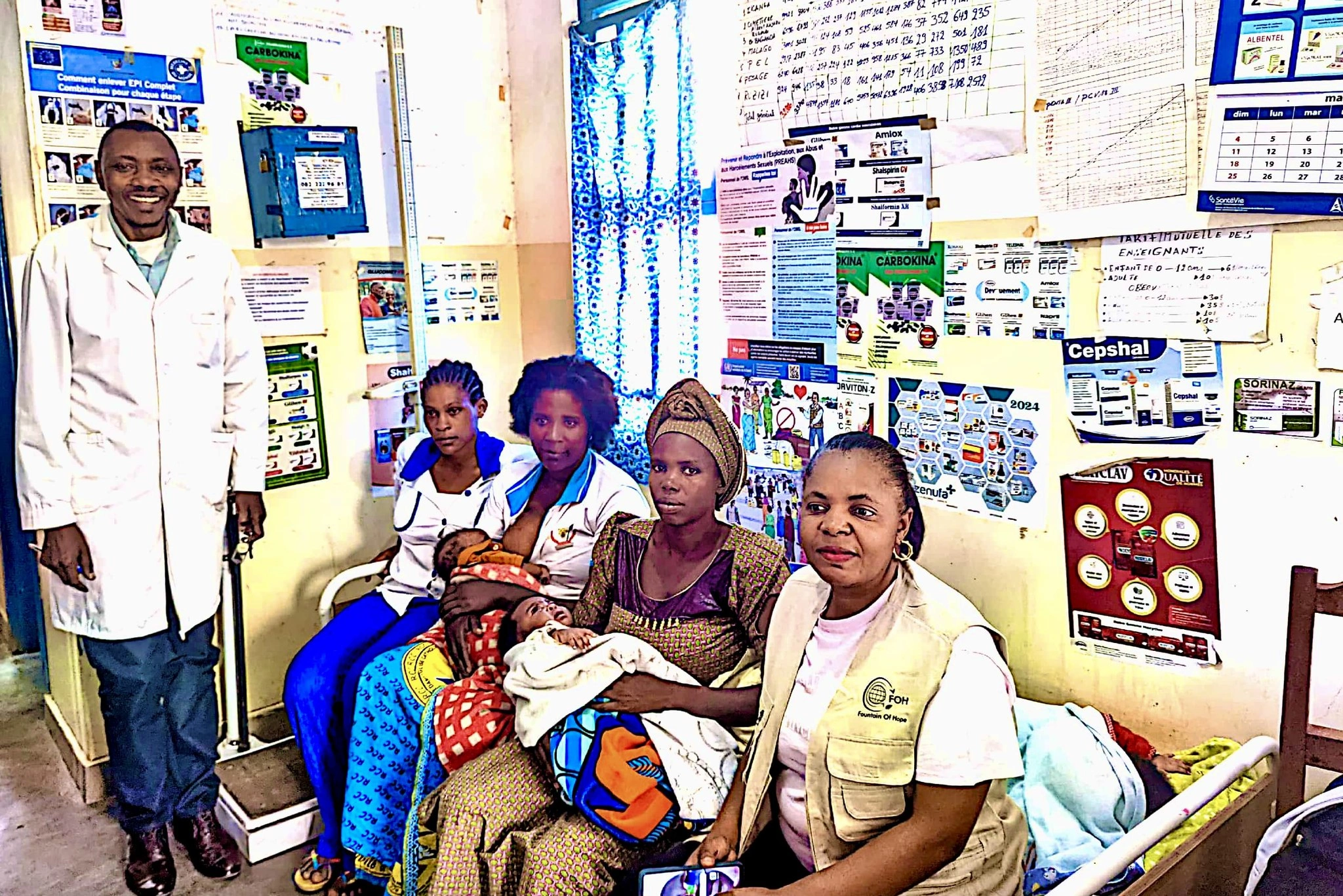 FOH team supporting mothers and infants in Eastern DRC